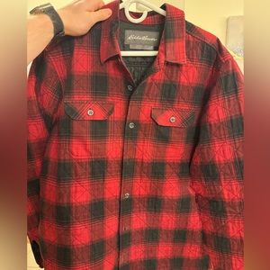Eddie Bauer Men’s Quilted Shacket TL
